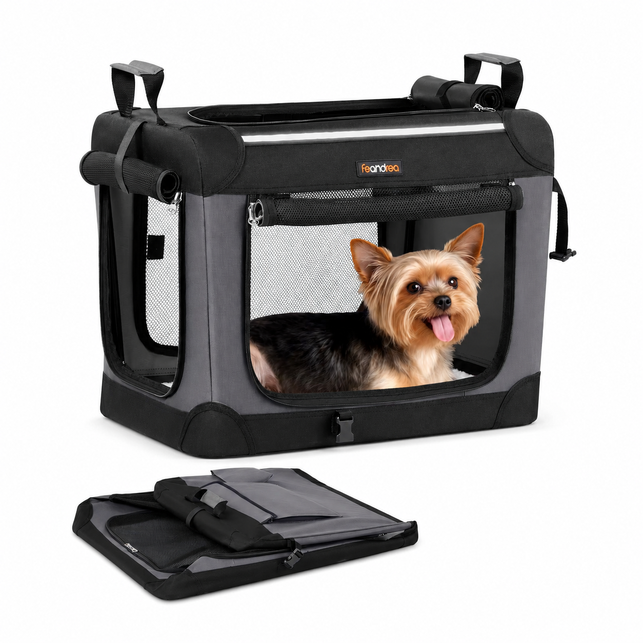 Faltbare Hundebox – Bequemer Zugang von allen Seiten