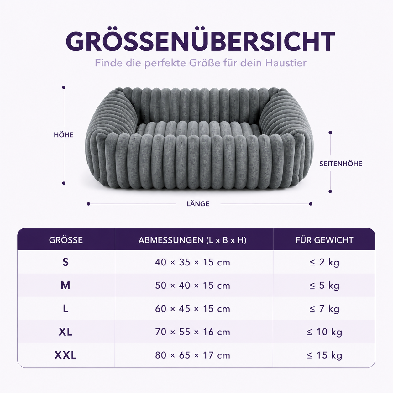 Orthopädisches Bett für Hunde und Katzen – Mehr Komfort für erholsame Ruhepausen