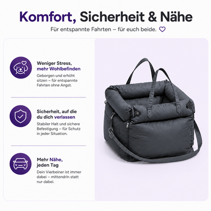 2-in-1 Reisebett & Autositz – Sicher unterwegs, entspannt angekommen
