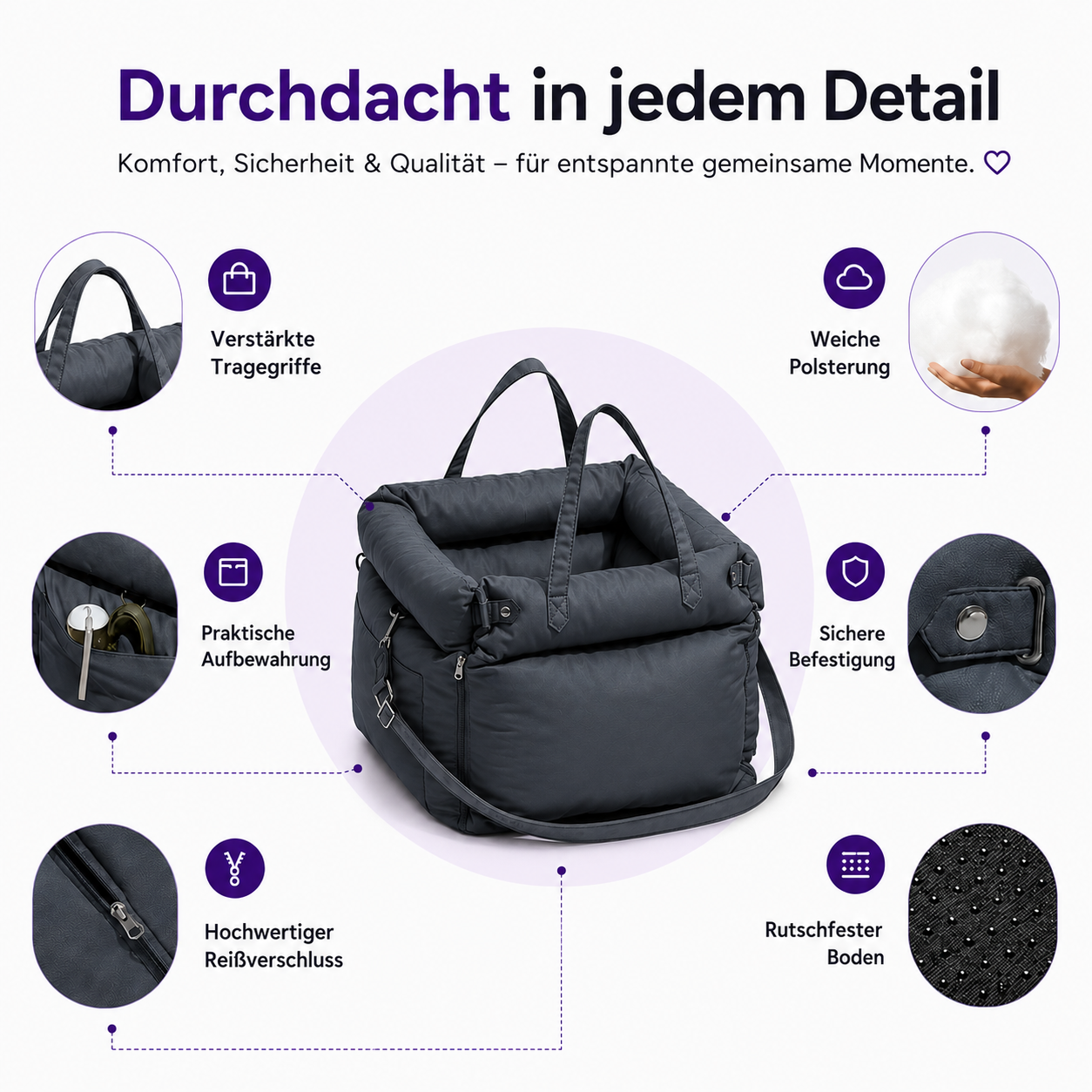 2-in-1 Reisebett & Autositz – Sicher unterwegs, entspannt angekommen