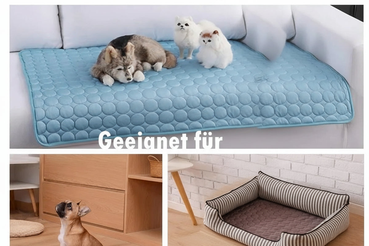Premium Kühlmatte für Hunde & Katzen - Erfrischender Komfort an heißen Tagen